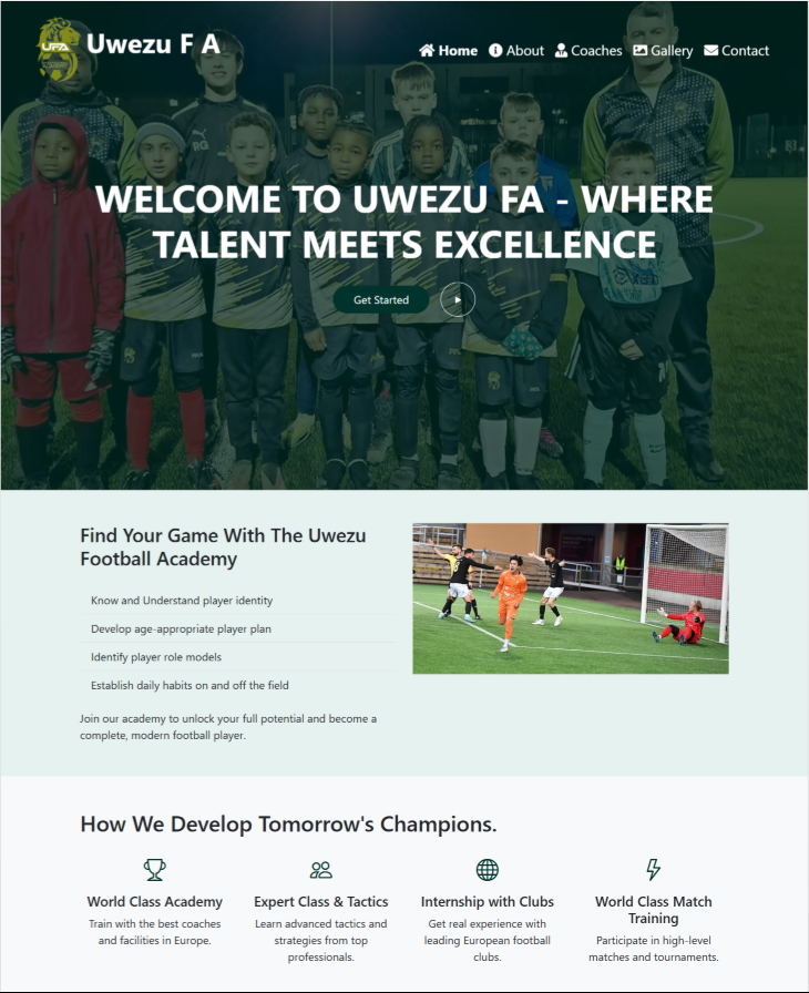 Uwezu FA website image